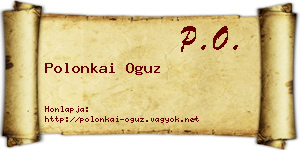 Polonkai Oguz névjegykártya